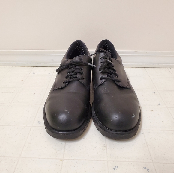 Mellow Walk Black Dressy Safety Shoes - Picture 3 of 10